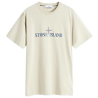 Stone Island Men's Logo T-Shirt in Plaster