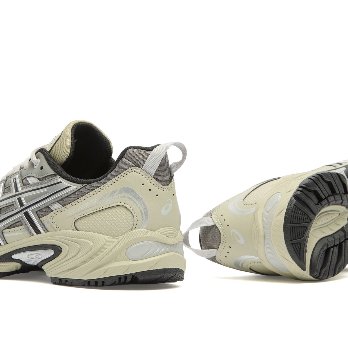 Asics Gel-Ventx Sneaker in Clay Grey/Dried Leaf Green