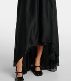Jacques Wei Gathered maxi dress
