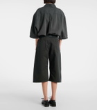 Lemaire Twisted denim shorts