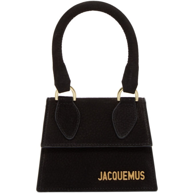 Jacquemus Women's 'La Sac Rond' Yellow Suede Structured Handbag