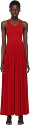 Loulou de Saison Red Jada Maxi Dress