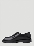 Versace - Square Toe Derby Shoes in Black