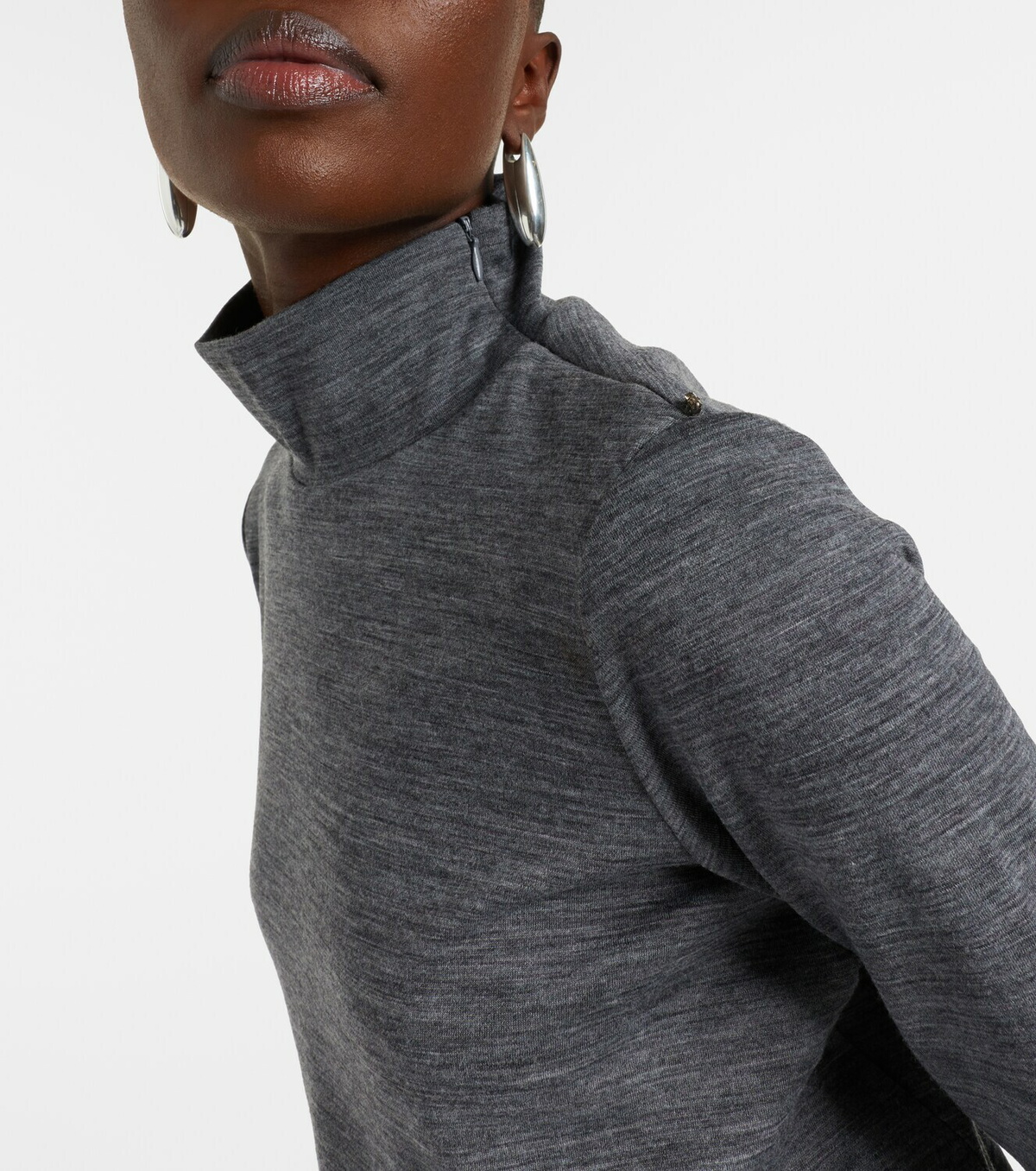 Sportmax Luigia wool and cotton-blend minidress