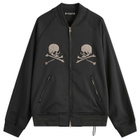 MASTERMIND WORLD Men's Souvenir Logo Bomber Jacket in Black