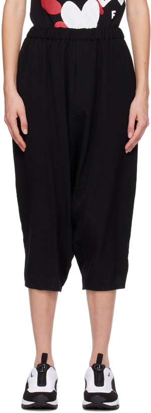 Photo: Comme des Garçons Black Black Washed Trousers