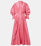 Rebecca Vallance Maple belted gathered shirt dress