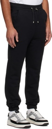 Balmain Black Small 'Balmain' Stamp Sweatpants