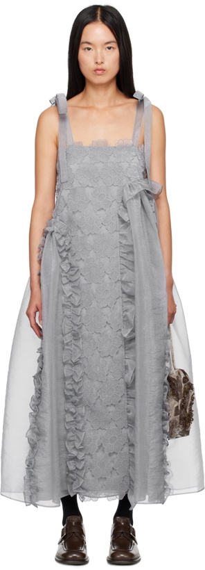 Photo: Cecilie Bahnsen Gray Oswald Maxi Dress
