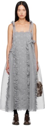 Cecilie Bahnsen Gray Oswald Maxi Dress