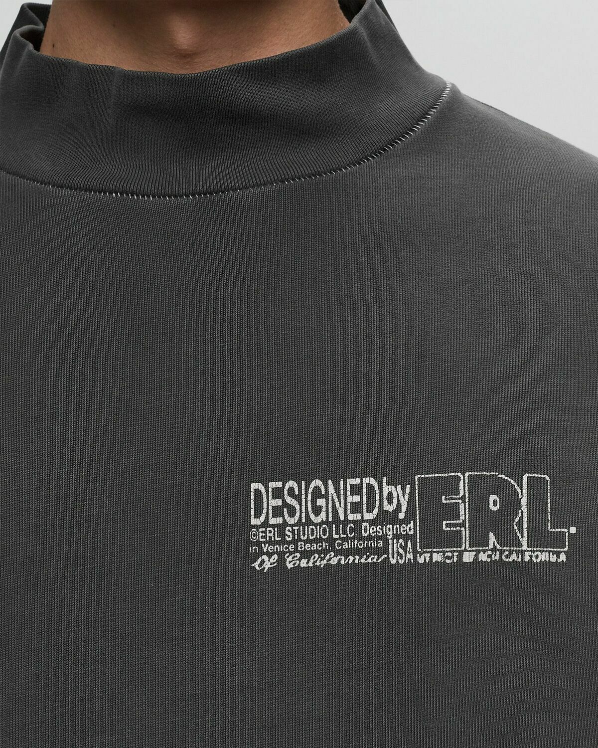 Erl Make Believe Erl Longsleeve Tshirt Knit Black Longsleeves ERL