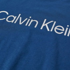 Calvin Klein Men's Chest Logo T-Shirt in Lake Crest Blue