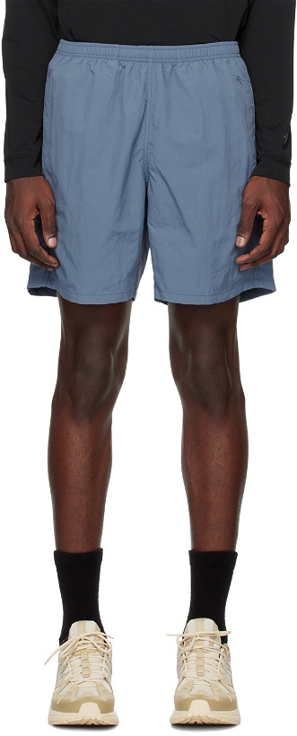 Photo: Goldwin Blue Embroidered Shorts