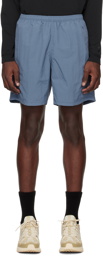 Goldwin Blue Embroidered Shorts