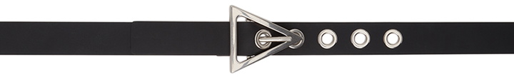 Photo: Bottega Veneta Black Rubber Belt