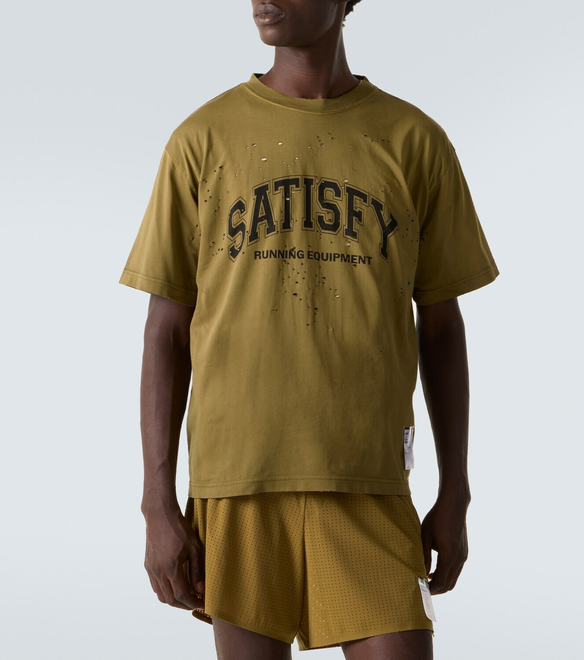 Satisfy MothTech printed cotton jersey T-Shirt