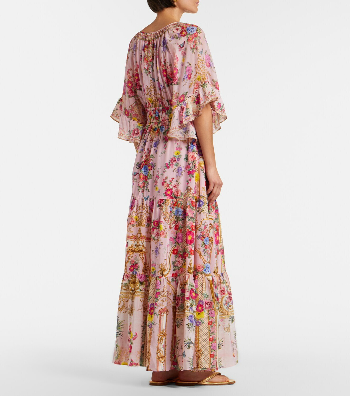 Camilla Floral silk maxi dress