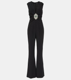Balmain Embellished crêpe jumpsuit