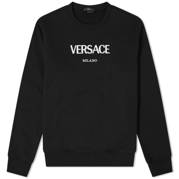 Photo: Versace Logo Crew Sweat