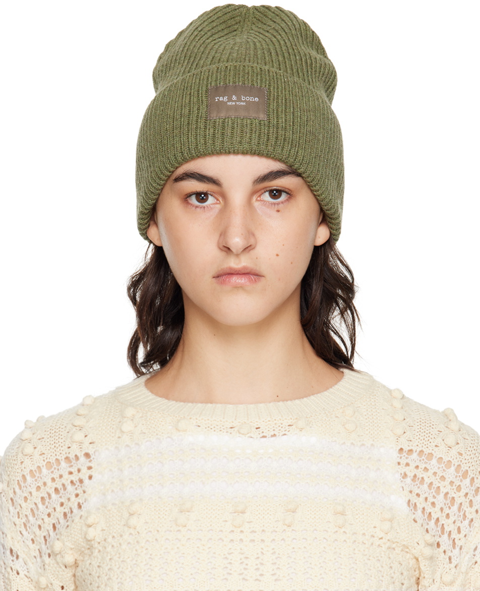 rag & bone Green Blake Beanie Rag and Bone display picture 2