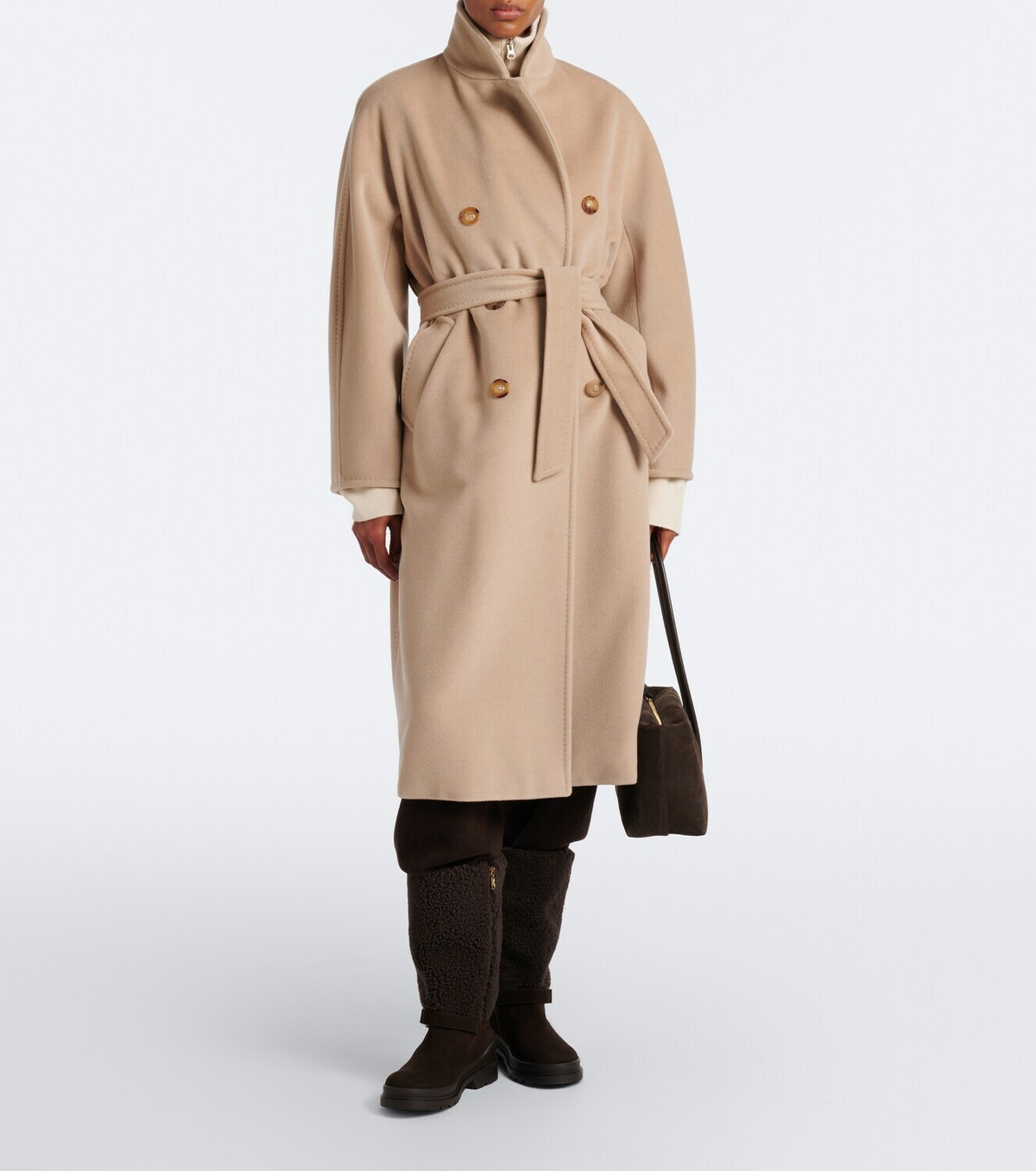 Bogner St. Moritz suede and shearling boots
