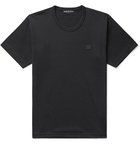 Acne Studios - Logo-Appliquéd Cotton-Jersey T-Shirt - Black