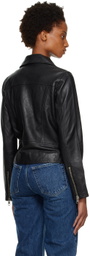Ksubi Black Amplify Leather Jacket