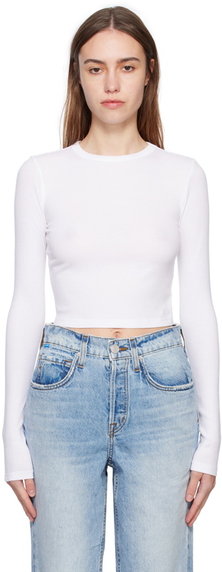 Photo: COTTON CITIZEN White Verona Long Sleeve T-Shirt