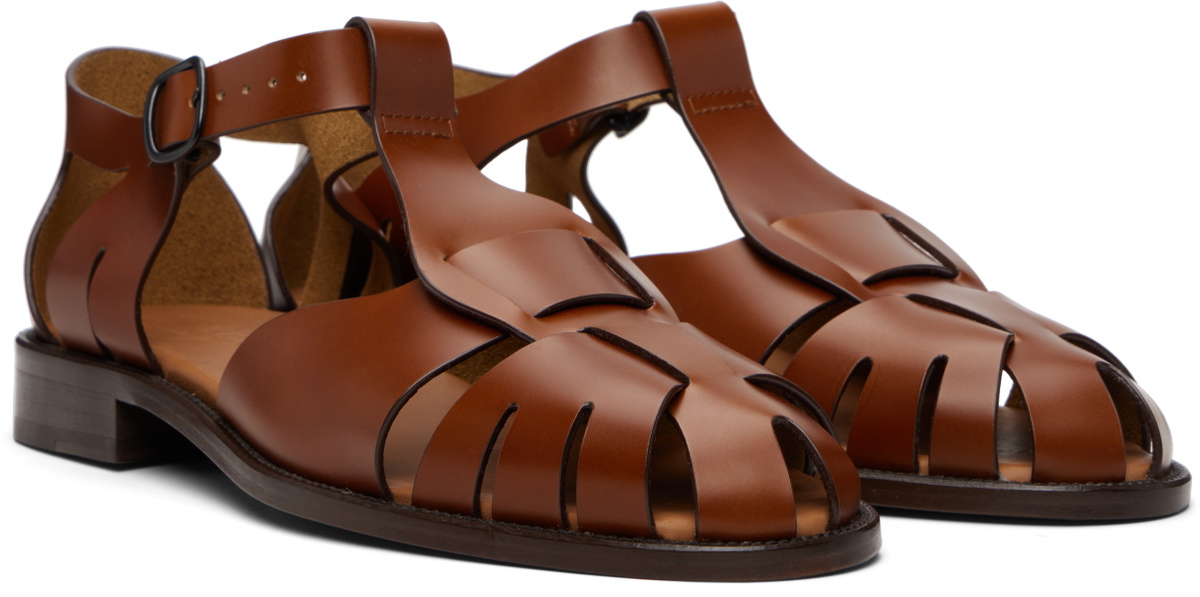 HEREU Brown Pesca Sandals