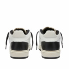 Represent Men's Reptor Leather Sneakers in White Black