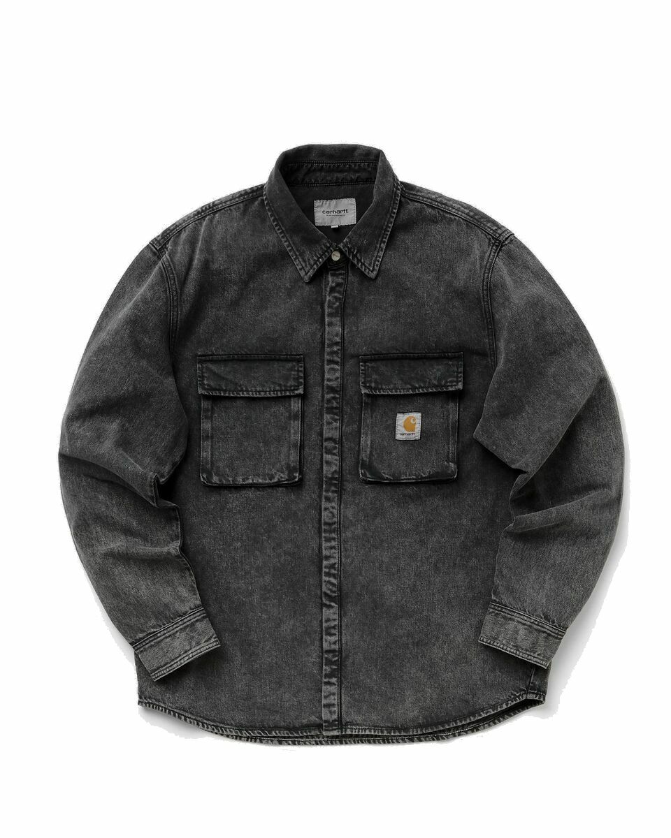 Photo: Carhartt Wip Monterey Shirt Jacket Black - Mens - Longsleeves