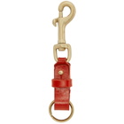 Maximum Henry Red Leather Keychain