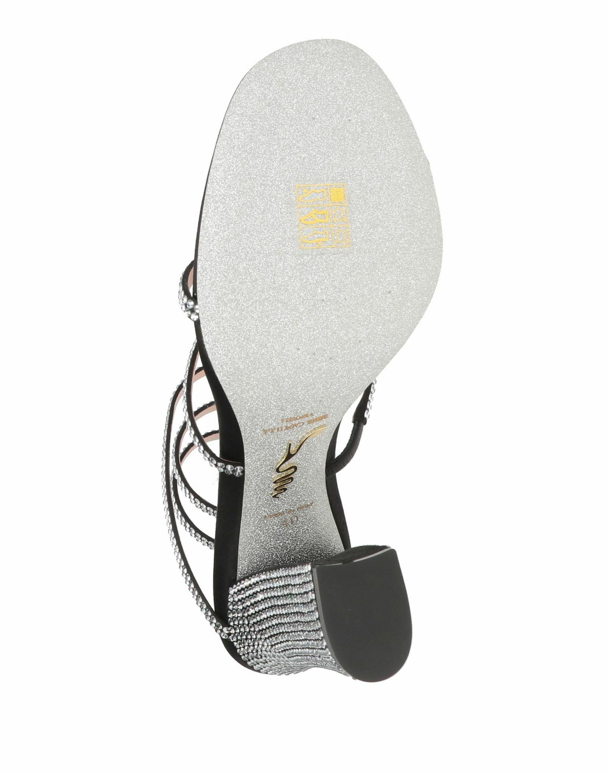 Rene' Caovilla Womens Sandals in Black