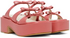 Marge Sherwood Pink Ribbon Sandals