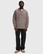 Thisisneverthat Velvet Knit Polo pink Men