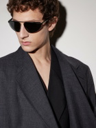 TOM FORD - Parker-02 Aviator-Frame Metal Sunglasses