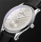 Jaeger-LeCoultre - Master Ultra Thin Small Seconds Automatic 39mm Stainless Steel and Alligator Watch, Ref. No. Q1218420 - Silver