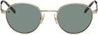 Zayn x Arnette Gold 'The Professional' Sunglasses