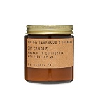 P.F. Candle Co No.04 Teakwood & Tobacco Mini Soy Candle in 99g