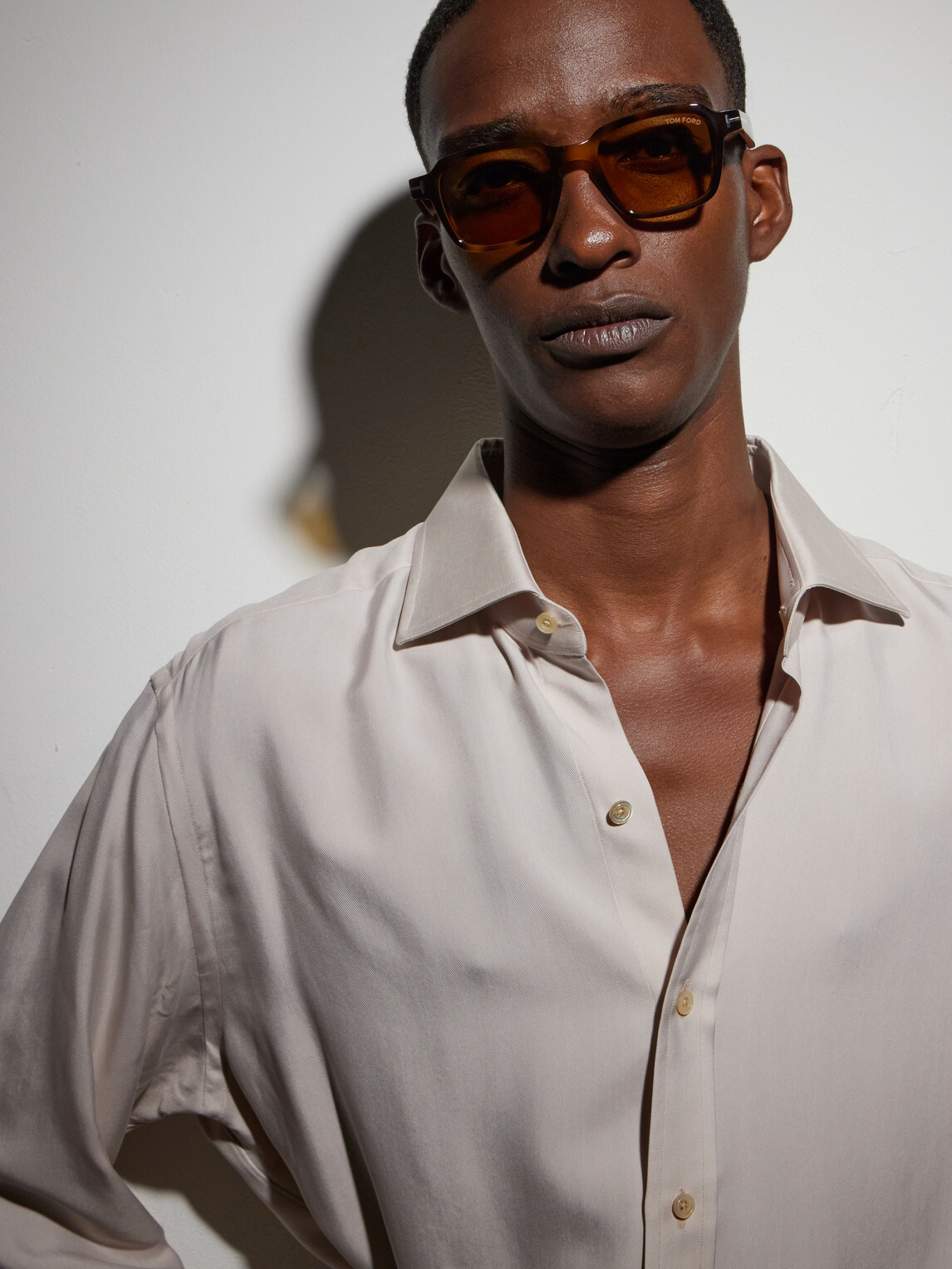 TOM FORD - Ezra-02 Square-Frame Tortoiseshell Acetate Sunglasses