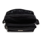 Dolce and Gabbana Black Nero Sicilia DNA Nylon Messenger Bag