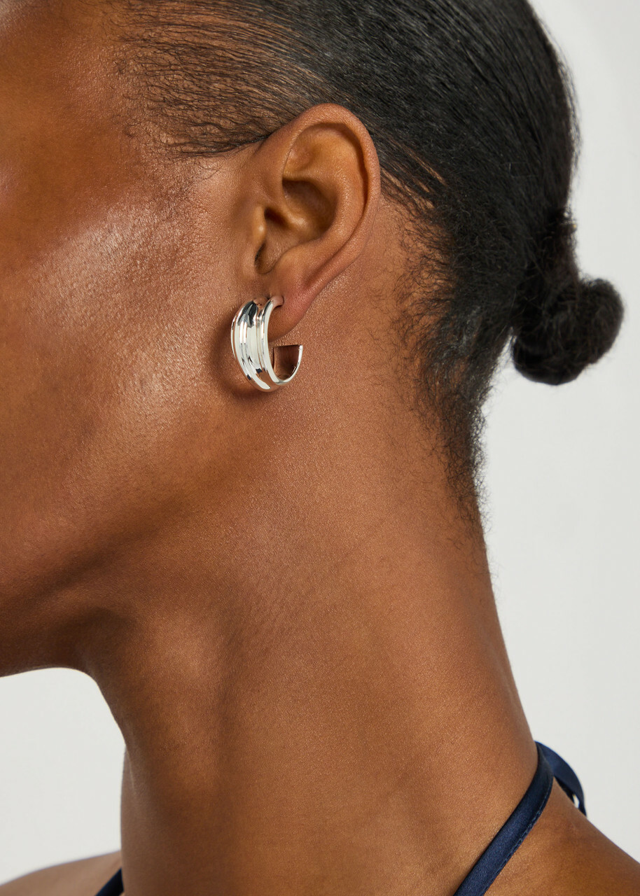 Jenny Bird Lennon Silver-plated Hoop Earrings - One Size