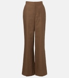 Ralph Lauren Collection Dean linen wide-leg pants