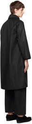 XENIA TELUNTS Black Raglan Coat