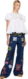 Chopova Lowena Black Ring Belt