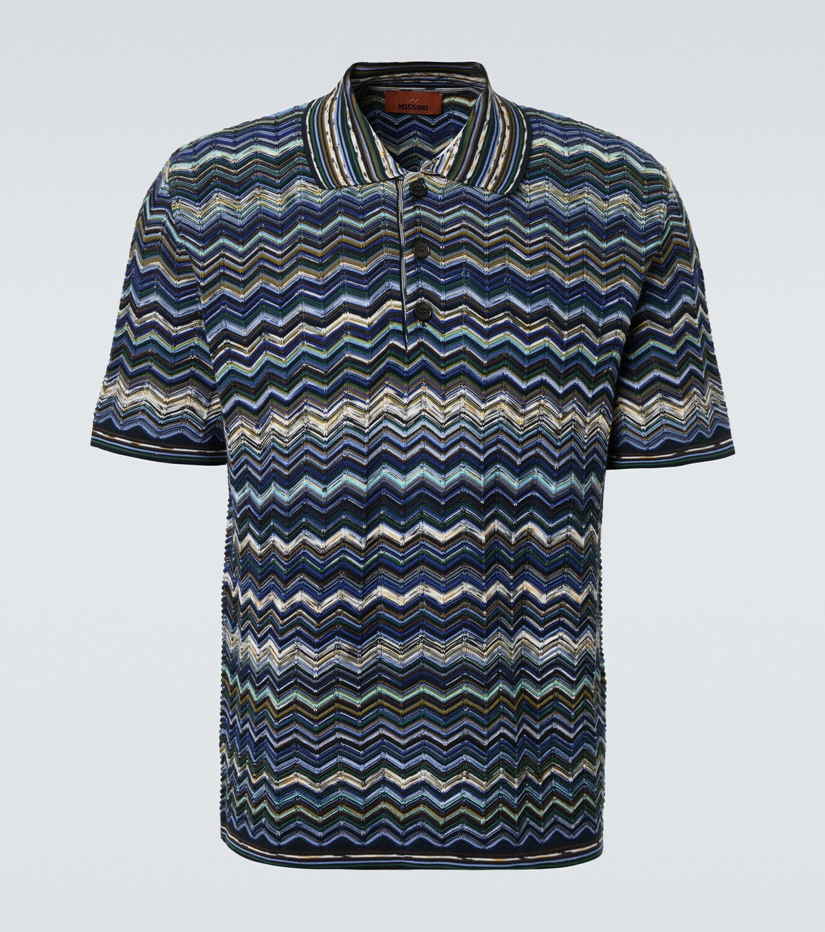 Missoni Zigzag cotton polo shirt