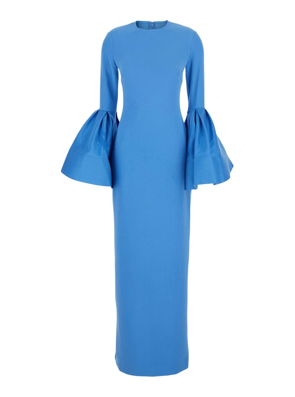 royal blue long dresses BABARONI BABARONI Stretch Satin Royal Blue Prom Dresses Sheath/Column Sweetheart Pleated With Slit Spaghetti Straps, Royal Blue / US0