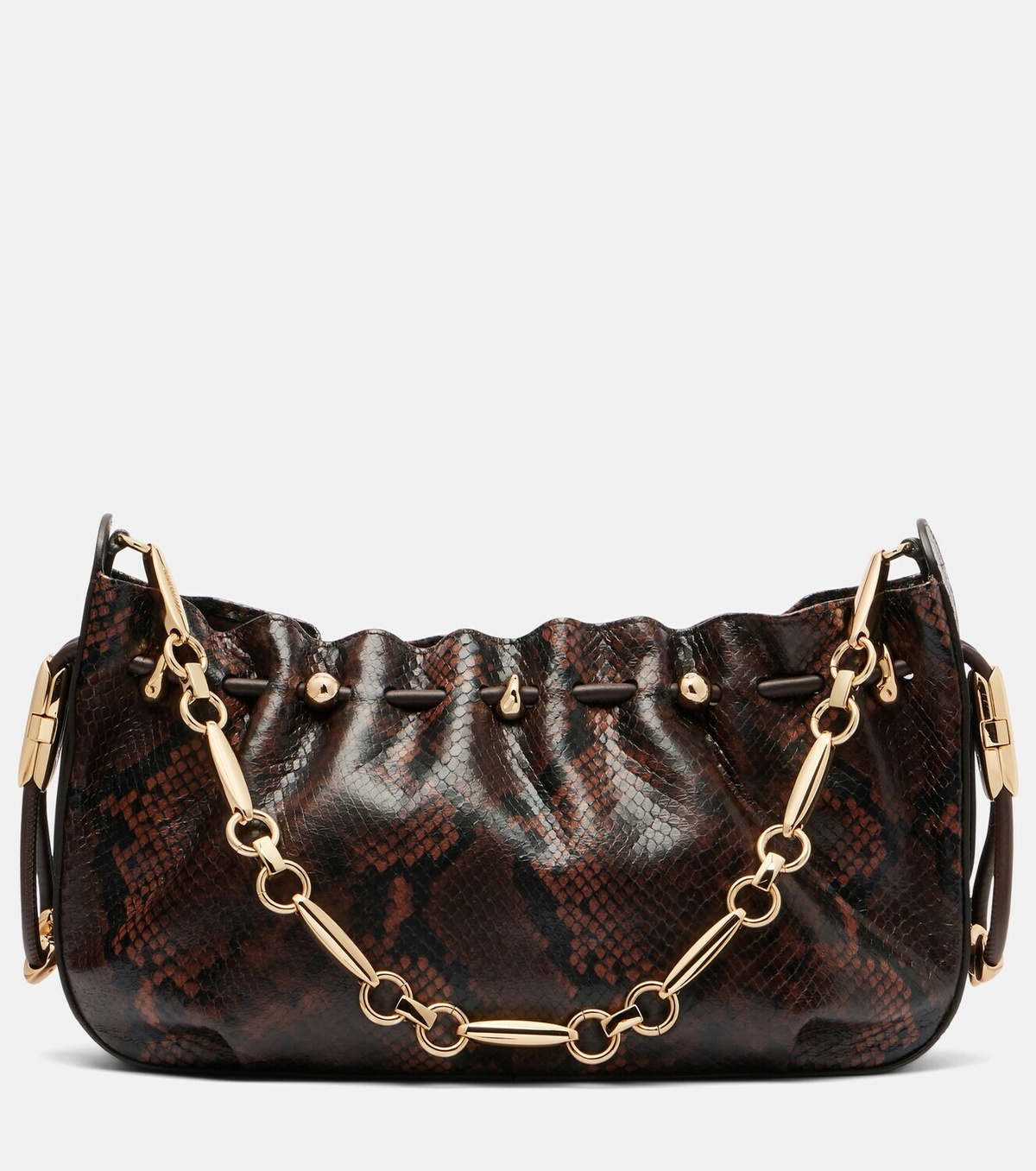Zimmermann Halcyon snake-effect leather shoulder bag
