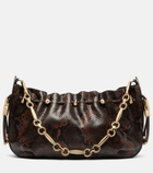 Zimmermann Halcyon snake-effect leather shoulder bag