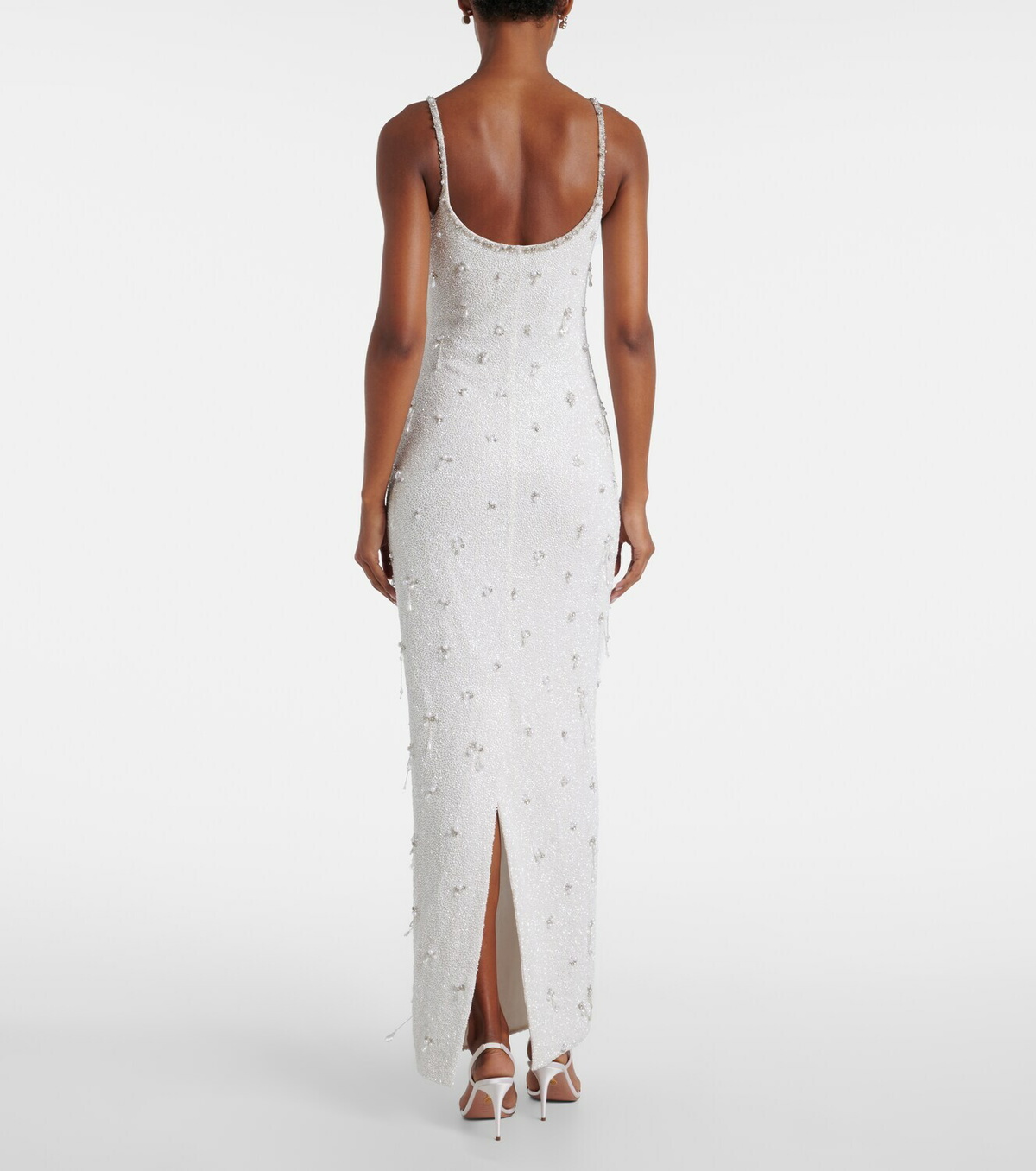 Clio Peppiatt Droplet embellished gown